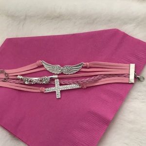 Pretty in pink, Angel Bracelet.Makes a great gift.By Heavens Divine Co.